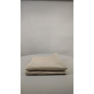 Quince Home European Linen Stripe Pillowcases Set 2 White Bedding King